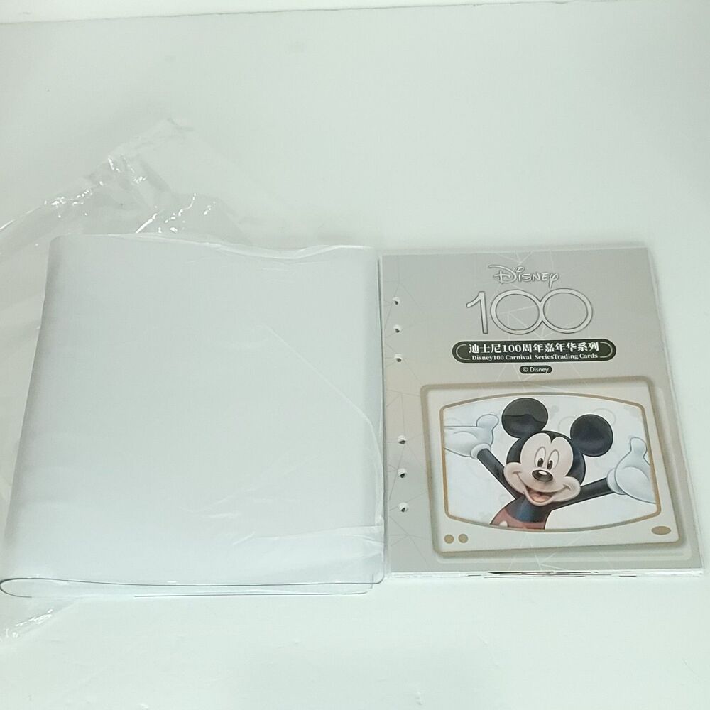 Mickey Disney 100 Autograph Book Trading Card Holder Carnival Series Card Fun